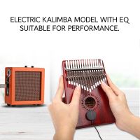 【YF】 New 17 Keys Electric Kalimba Thumb with Instruction Performance Set