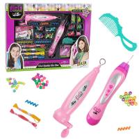 Kids Hair Braider Machine Portable Hair Braider Machine DIY Hair Styling Tools Hair Twist Machine Hairstyle Tools Toy Set Gifts for Girls kindness