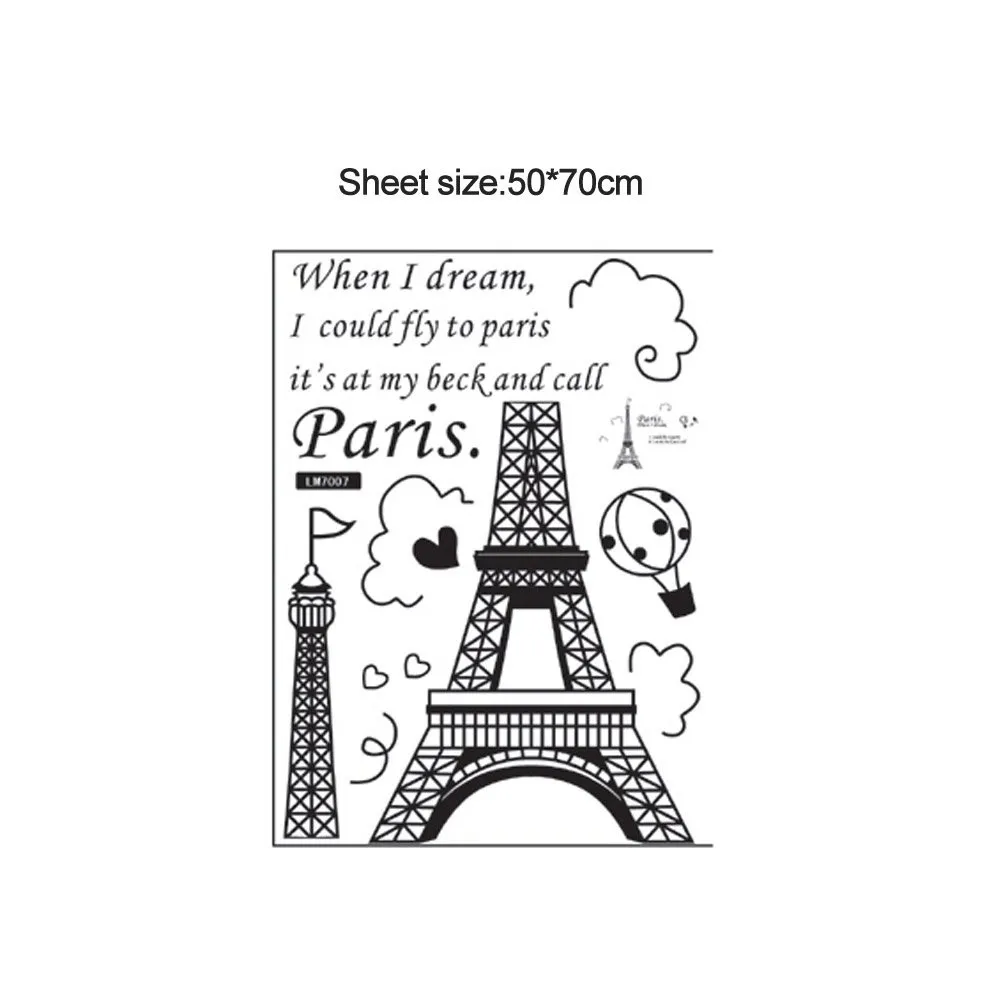 Romantic Paris Eiffel Tower Beautiful View of France DIY Wall Wallpaper Stickers Art Decor Mural Room Decal - intl | Lazada PH Romantic Paris Eiffel Tower Beautiful View of France DIY Wall Wallpaper Stickers Art Decor Mural Room Decal - intl | Lazada PH
