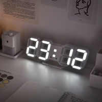 Dodo.thai 3D LED Clock นาฬิกาอิเล็กทรอนิกส์เรืองแสง นาฬิกาปลุก นาฬิกาติดผนัง