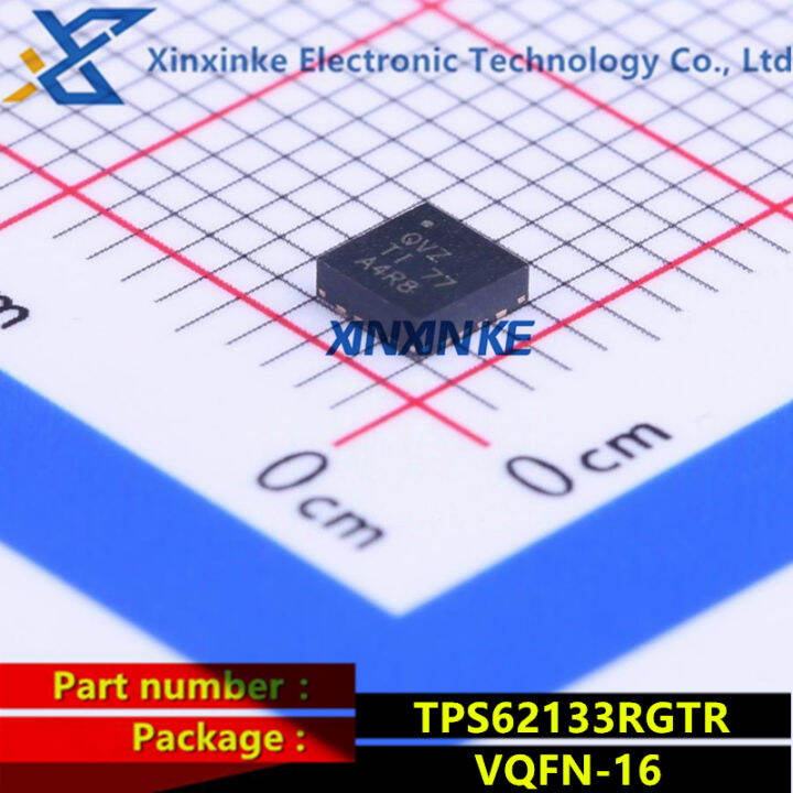 เครื่องหมาย VQFN-16 TPS62133RGTR: QVZ ตัวควบคุมแรงดันไฟฟ้าสลับ3-17V 3A SD Cnvrtr ICs การจัดการพลังงานแบรนด์ใหม่เดิม
