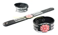 Breaking Benjamin wristband ริสแบนด์ งานแกะขึ้นโมล ปั้มนูน สองชั้น สวยงาม คุณภาพสุดๆ สินค้าส่งต่างประเทศ ปรับขนาดข้อมือได้สองขนาด 2-3 วันรับของ BMN239NNN