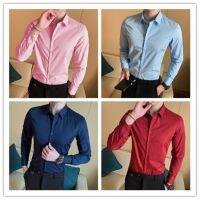 Size !!! Sleeve Luxury Business Shirt M-8XL 5618A Formal Shirts