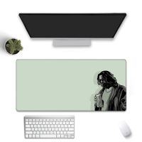 Personalized Nordic Style Simple Mouse Pad Oversized Lock Edge Gaming Keyboard Pad Thickened Washable Desk Pad 300*700*3mm