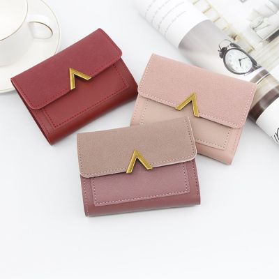 Women Purse Vintage Small Short Leather Wallet Luxury Brand Mini Female Fashion Wallets And Purse Credit Card Holder Money Bag