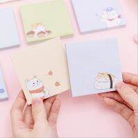 【LZ】❡☌✜  1 pacote/lote Cartoon Quatro Estações Urso Branco Hamster Papel Auto-Adesivo N Times Memo Pad DIY Diário Sticky Escritório Escola Supplie