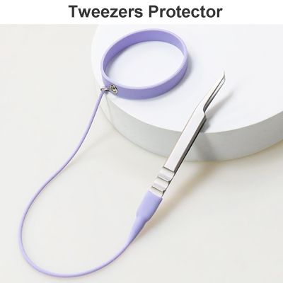 【LZ】✲♘☞  Eyelash Pinças Protector Silicone Pulseira Wrist Strap Lash Extensão Prevenir Pinças Gotas Maquiagem Tool 1Pc