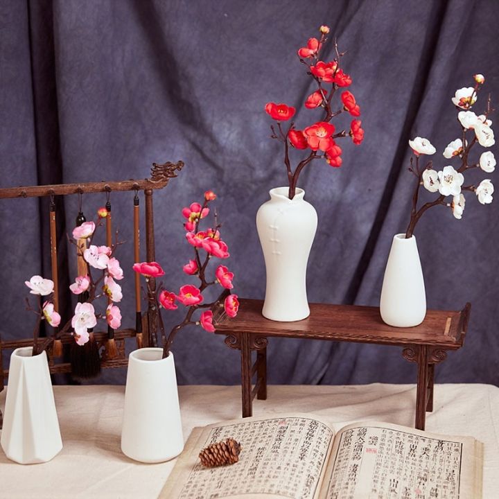 ayiq-flower-shop-ต้นพลัมดอกซากุระเทียมดอกซากุระบานผ้าไหมดอกไม้ซากุระตกแต่งบ้านโต๊ะอุปกรณ์ประดับงานแต่งงานวันหยุด-diy