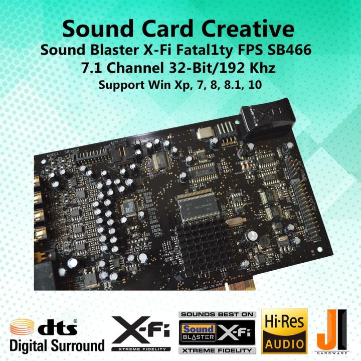 sound-card-creative-sound-blaster-x-fi-fatal1ty-fps-sb0466-7-1-channel-pci-มือสอง