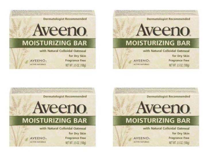 Mz Set Of 4 Aveeno Moisturizing Soap 35oz 100g Lazada Ph