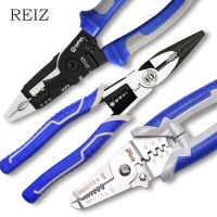 REIZ Wire Stripper Cutter Crimper Multitool Pliers Cable Stripping Cutting 6 In 1 Clamp Tool For Electricians Repair Hand Tool