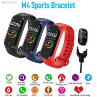 ▬ New M4 intelligent bracelet sport bluetooth wristband heart rate pedometer intelligence waterproof touch screen running fit