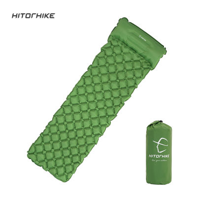 Hitorhike Inflatable Sleeping Pad Camping Mat With Pillow air mattress Cushion Sleeping Bag air sofas inflatable sofa