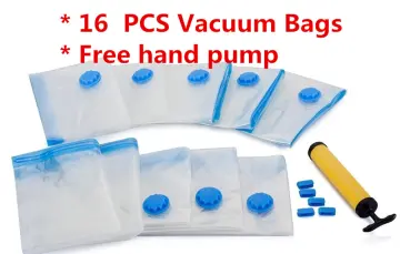 16pcs Vacuum Storage Bags, Space Saver Bags for Clothes Comforters