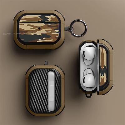 For Airpods Pro 2 Case 2022 Camouflage Armour Headphone Cover Headset Shell Earphone Case For Apple Air Pod 3 Pro 2nd Generation Headphones Accessorie
