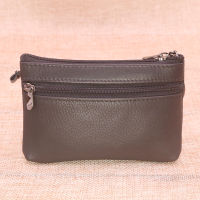 Casual 100 Genuine Leather Coin Purses Wallets For Women And Men Clutch Card Holder Pouch Female Money Pocket Zipper Key Bags