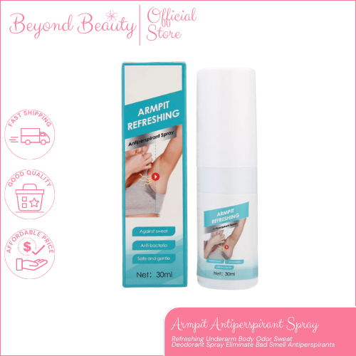 EFFECTIVE Armpit Antiperspirant Spray Refreshing Underarm Body Odor