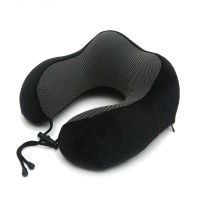 【CW】 Memory Foam Car Airplane Neck Pillows Headrest Massage Cushion Vacation  Rest