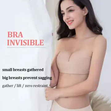 Women Strapless Adhesive Invisible Push Up Bra Nipple Covers