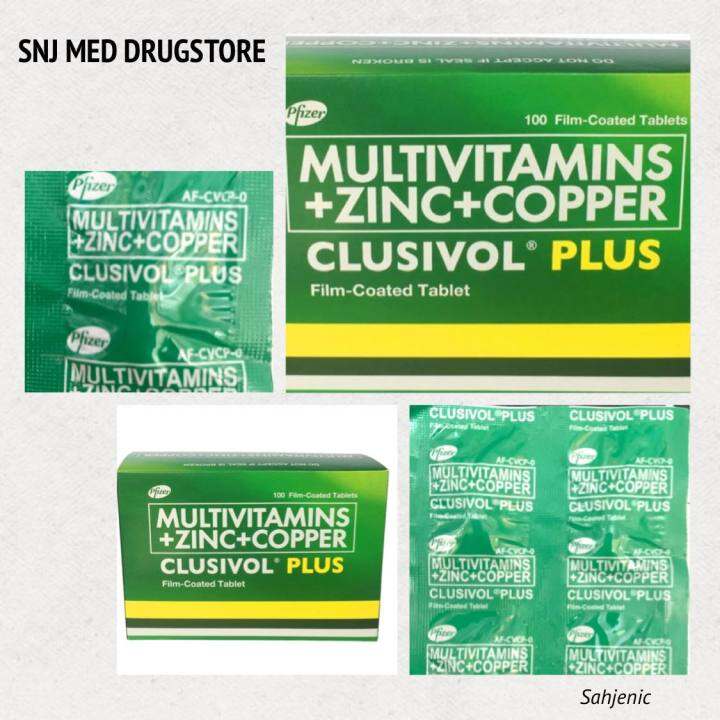SNJ MED *** CLUSIVOL PLUS TABLET 1's Lazada PH