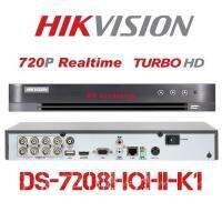 Hikvision Digital Video Recorder 8 Channel  Free Host ตลอดการใช้งาน DVR 8CH  เครื่องบันทึกกล้องวงจรปิด รุ่น DS-7208HQHI-K1  รองรับกล้องความละเอียดสูงสุด 2MP สามารถออกใบกำกับภาษีได้