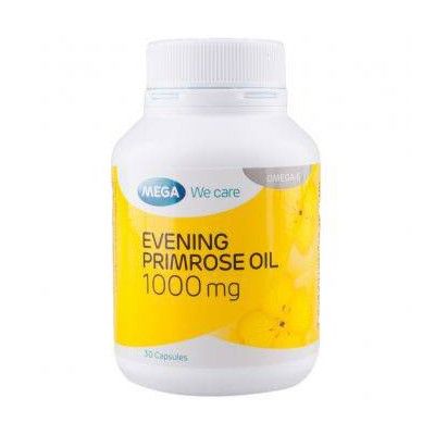 mega-evening-primrose-oil-epo-1000mg-100เม็ด-อีฟนิ่งพริมโรส-ลดอาการวัยทอง-ผิวเนียนเปล่งปลั่ง