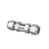 1PC check valve 3 6 8 10mm 1/8" 1/4" 3/8" 1/2" hard tube SS304 stainless steel high pressure acid-proof one-way valve