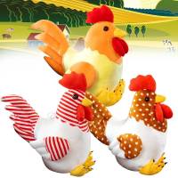 Spot Rooster Stripe Creativity Plush Toy Stuffed Doll Child Kids Decor Gift Home