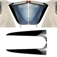 2PCS ABS Bright Black Car Rear Window Spoiler Side Wing Cover Trim Fit For BMW X3 F25 2011-2017 Exterior Accessories