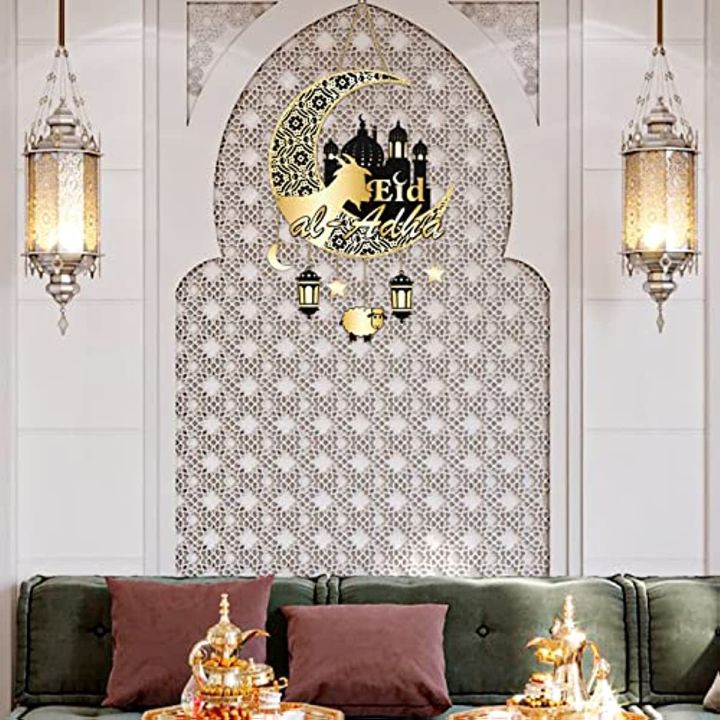 jollyboom-eid-al-adha-ของตกแต่ง-eid-mubarak-แผ่นโลหะแขวนสำหรับตกแต่งบ้าน-eid-al-adha-เครื่องประดับจี้ไม้มุสลิมรอมดอน-kareem-ป้ายประตูสำหรับปาร์ตี้ในร่มกลางแจ้ง