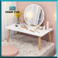 Home Fur โต๊ะเครื่องแป้ง โต๊ะแต่งหน้า ทรงเตี้ยทรงสวยสาวๆชอบ