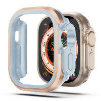 อะลูมินัมอัลลอยฝาครอบสำหรับนาฬิกา Apple เคสพิเศษยาง Iwatch ซีรีส์5 45มม. 7 41มม. 8กรอบ5