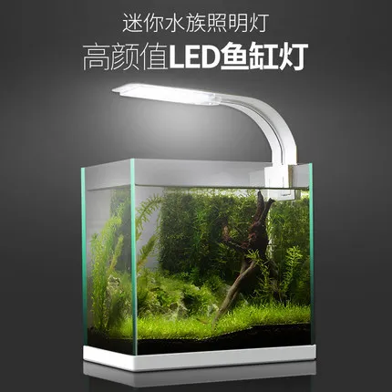 Ultra-thin LED fish tank aquarium clip lamp aquatic plants lighting ...