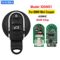 YOUBBA รถกุญแจรีโมทสำหรับ BMW Mini Cooper Clubman F55 F56 2014-2018 FCCID NBGIDGNG1 ID49 PCF7953ชิป315433MHz Keyless Go