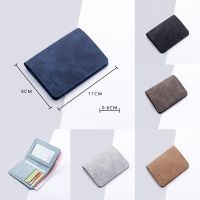 【CC】✆✻  2023 New Thin Men Wallets Card Holder Purses Coin Short Leather Change Money