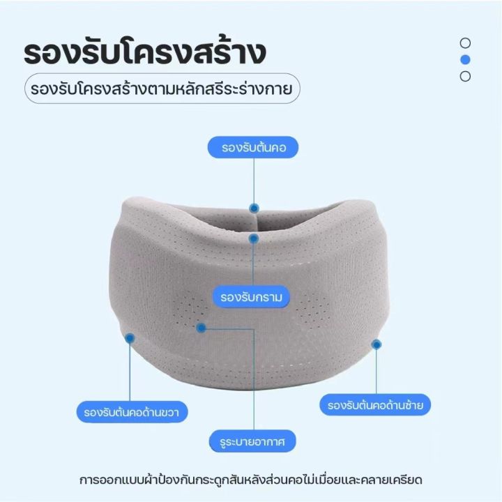 dreamer-หมอนรองคอ-หมอนพกพา-รองรับต้นคอ-ปกป้องคอ-ป้องกันคอพับ-นั่งนอนไม่เจ็บคอ-นุ่ม-พับเก็บได้-พกพาสะดวก