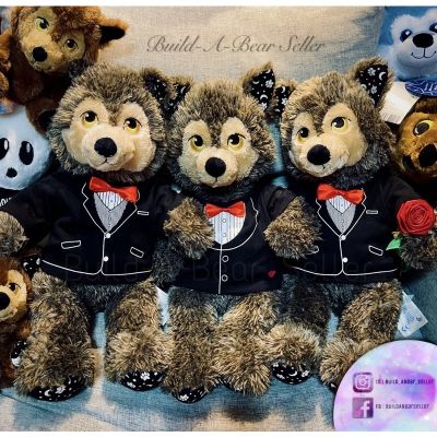 ชุดตุ๊กตาบิ้วอะแบร์ เสื้อทักซิโด้ 🖤 TUXEDO 🖤 ขายเฉพาะเสื้อไม่รวมตุ๊กตา ⭐️Build-A-Bear⭐️ สินค้ามือสองนำเข้าจากอเมริกา🇺🇸