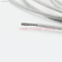 ❖✓❧ 5 Meters PVC Coated Flexible Wire Rope soft Cable Transparent Stainless Steel Clothesline Diameter 1mm 1.5mm 2mm 3mm 4mm 5mm 6mm