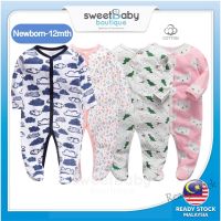 【Ready Stock】 ▪ C22 Baby Sleepsuit Boy Girl Baby Sleepwear Nightwear Jumpsuit Romper Newborn Clothing Baju Tidur Bayi Lelaki Perempuan Murah