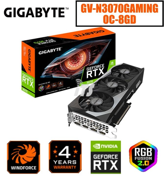 Gigabyte GeForce RTX 3070 GAMING OC 8GB GDDR6 Graphics Card | Lazada