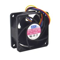 Ds06025r12u พัดลมทำความเย็น Pwm 12V 0.26a 4สาย60Mm 6025