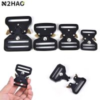 Gesper Tali Logam Hitam untuk Anyaman DIY Tas Bagasi Pakaian Aksesori Klip Gesper 26Mm 33Mm 38Mm 45Mm Aksesori Sabuk DIY