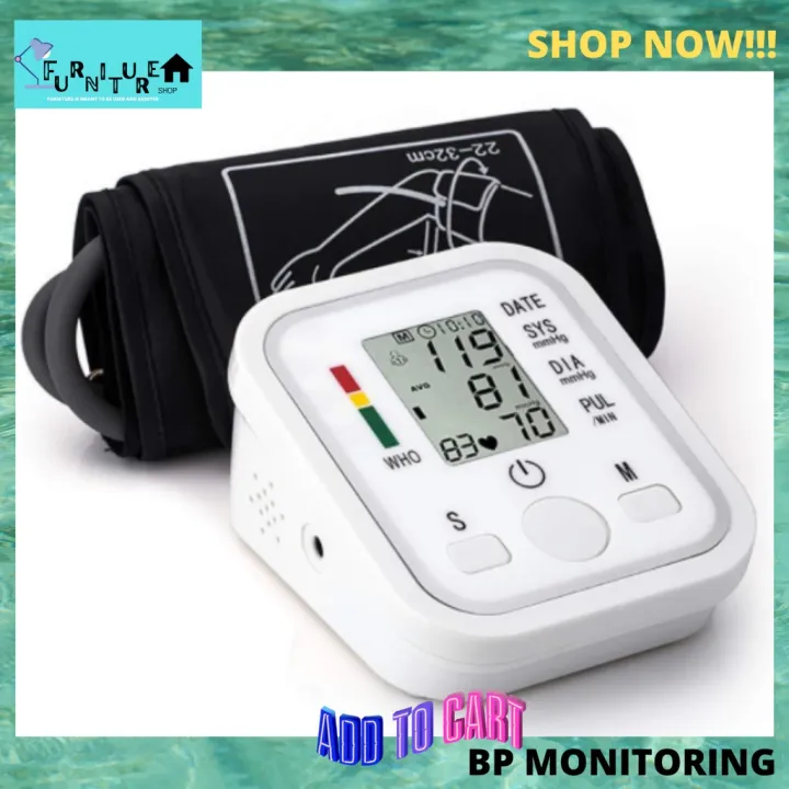 Original Electronic BP Blood Pressure Monitor Arm Type, Arm Style Blood ...