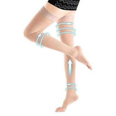 Medical 20-30 Mmhg Compression Socks Unisex Varicose Veins Socks Elastic Pressure Stockings Sleep Feet Varicose Vein Treatment