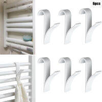 Towel Mop Hooks Hanger Storage Holders Clothes Hat Rail Radiator Tubular Bath Hook Holder JW