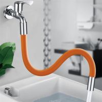 Universal Foaming Extension Tube With Connector 360 Degrees Faucet Sprayer Extension Hose Flexible Spillproof Pipe Head