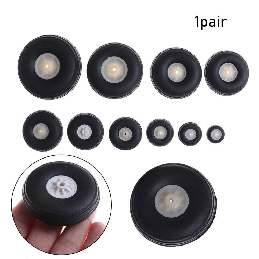 3"Inch Tail Wheels Plane Toy Parts RC Airplane Replacement Wheel Hub 1"