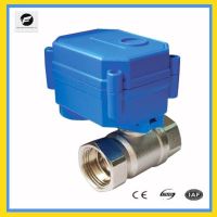 [HOT DUlQWBVNN 560] CWX-15 2-Way มอเตอร์ Flow Control วาล์วสแตนเลส DN15 DN20 DC3-6v DC12v DC24v CR01 CR02 CR04สำหรับระบบชลประทาน