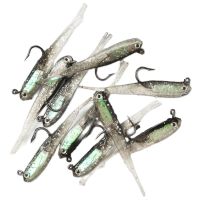 【DT】hot！ Soft Shad Tail 75mm With Or Artificial Silicone Fork Catfish Bait Fishing Tackle