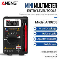 Aneng an8203 มินิดิจิตอลมัลติมิเตอร์ 4000 นับ T Rue RMS ดิจิตอลมัลติมิเตอร์ทดสอบโวลต์มิเตอร์ทดสอบแบตเตอรี่ M ultimetro Tester